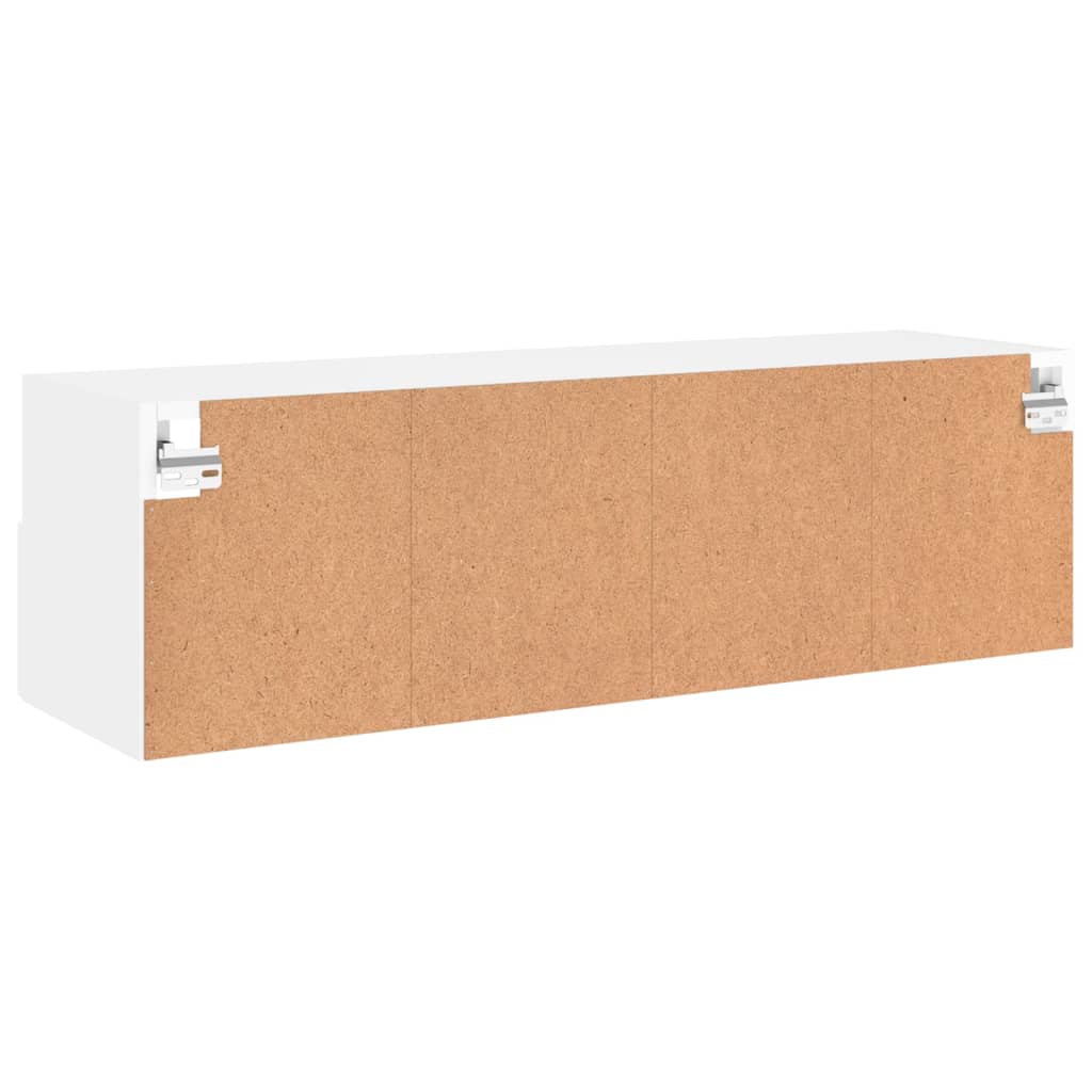 TV overskab hvid 100x30x30 cm træmateriale