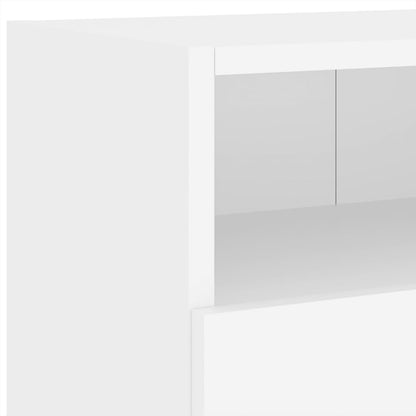 TV overskab hvid 100x30x30 cm træmateriale