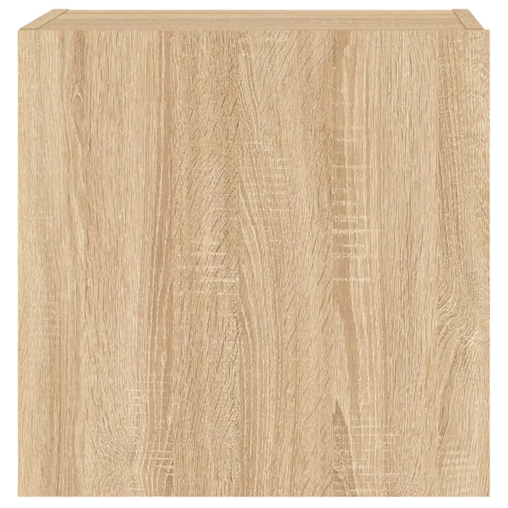 TV-Wandschränke 2 Stk. Sonoma-Eiche 40,5x30x40 cm Holzwerkstoff