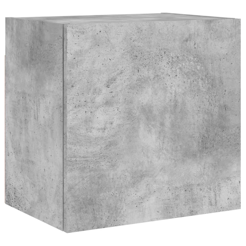 TV overskabe 2 stk Betongrå 40,5x30x40 cm træmateriale