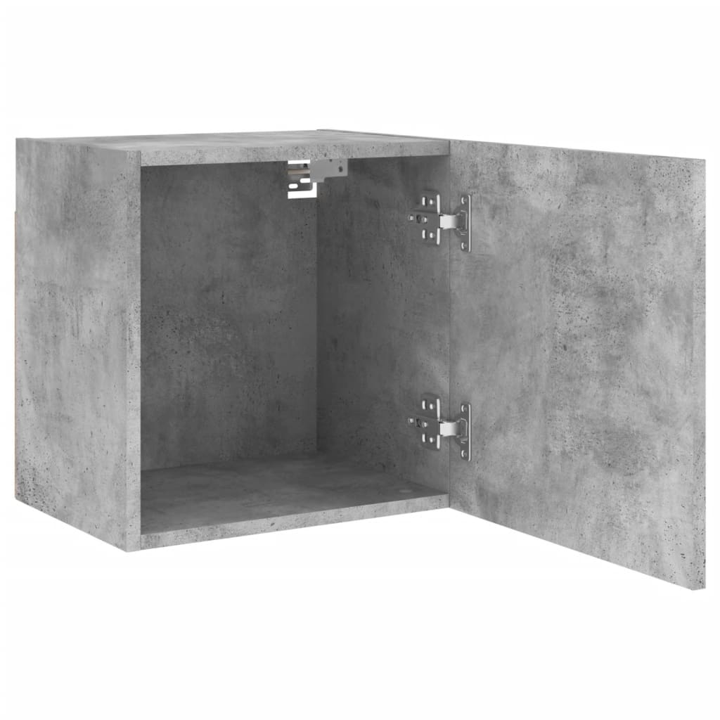 TV overskabe 2 stk Betongrå 40,5x30x40 cm træmateriale