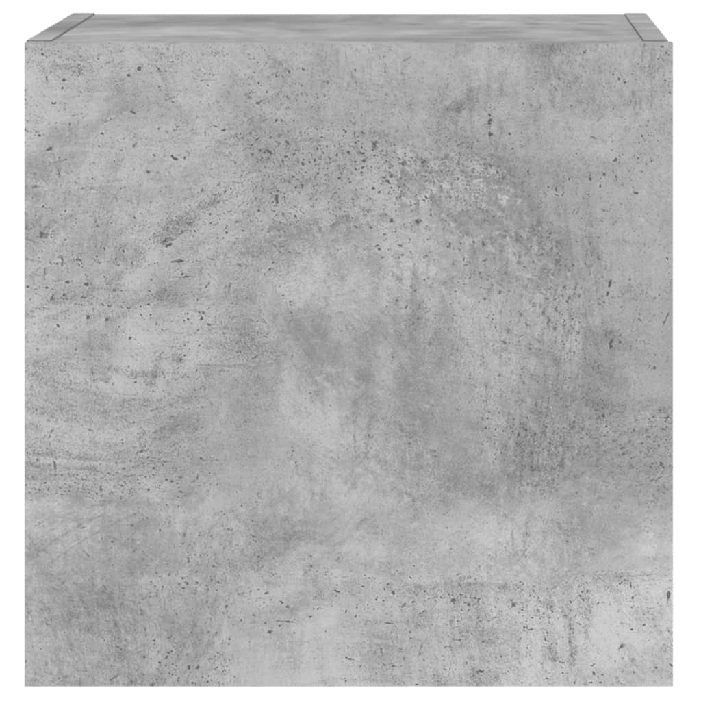 TV overskabe 2 stk Betongrå 40,5x30x40 cm træmateriale