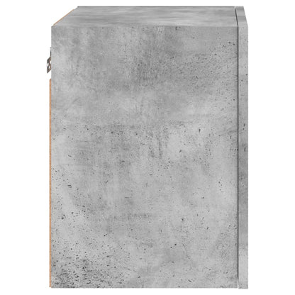 TV overskabe 2 stk Betongrå 40,5x30x40 cm træmateriale