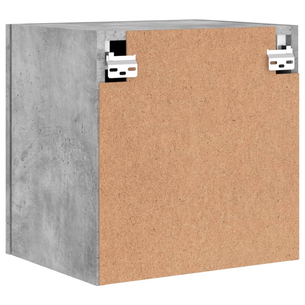 TV overskabe 2 stk Betongrå 40,5x30x40 cm træmateriale