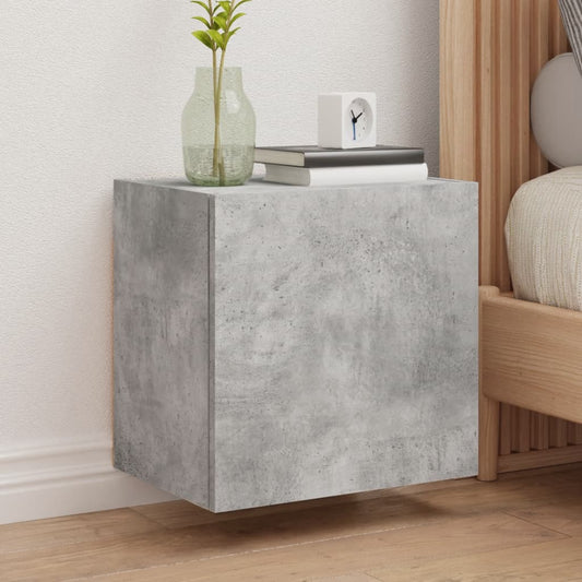 TV overskabe 2 stk Betongrå 40,5x30x40 cm træmateriale