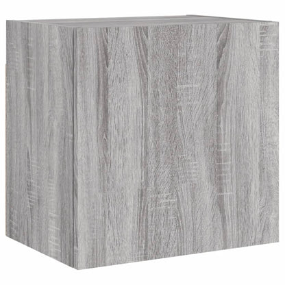 TV overskabe 2 stk Grå Sonoma 40,5x30x40 cm træmateriale