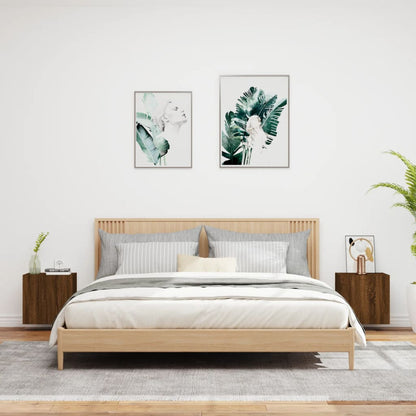 TV overskabe 2 stk Brun eg look 40,5x30x40 cm