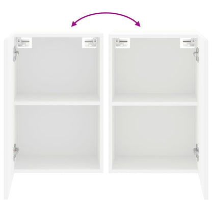 TV-Wandschrank Weiß 40,5x30x60 cm Holzwerkstoff