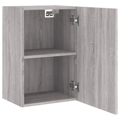 TV vægskab grå Sonoma 40,5x30x60 cm træmateriale