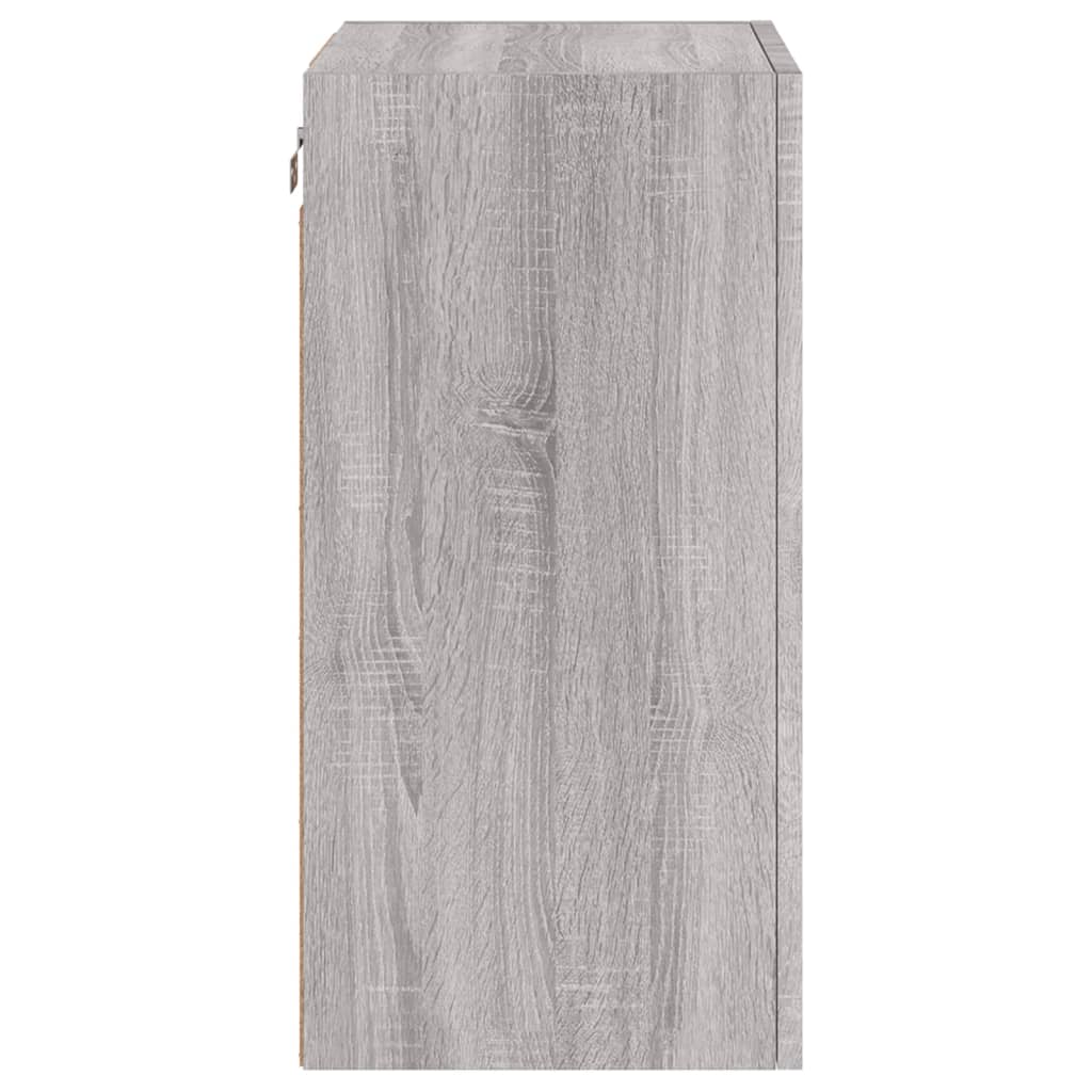TV vægskab grå Sonoma 40,5x30x60 cm træmateriale