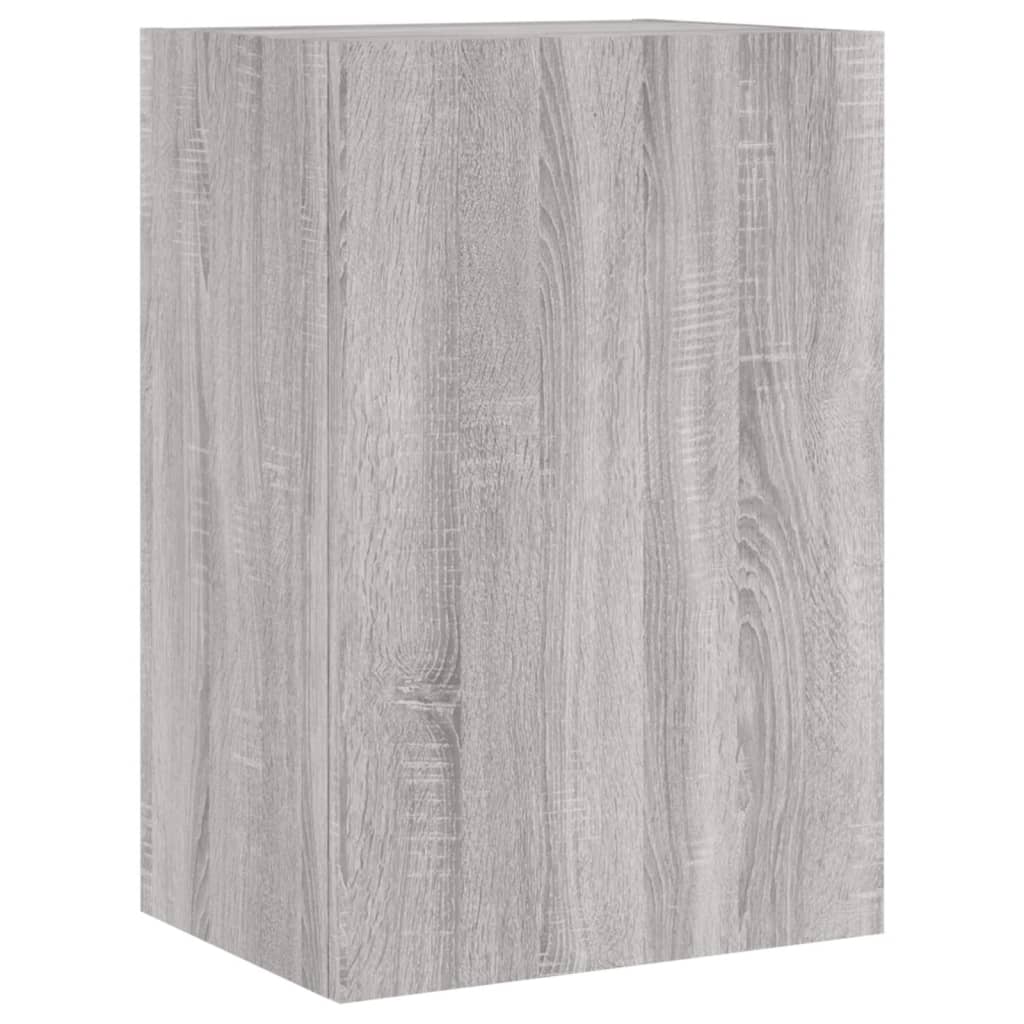 TV overskabe 2 stk Grå Sonoma 40,5x30x60 cm træmateriale