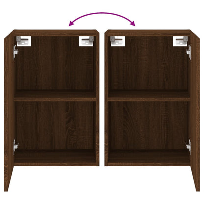 TV overskabe 2 stk Brun eg look 40,5x30x60 cm