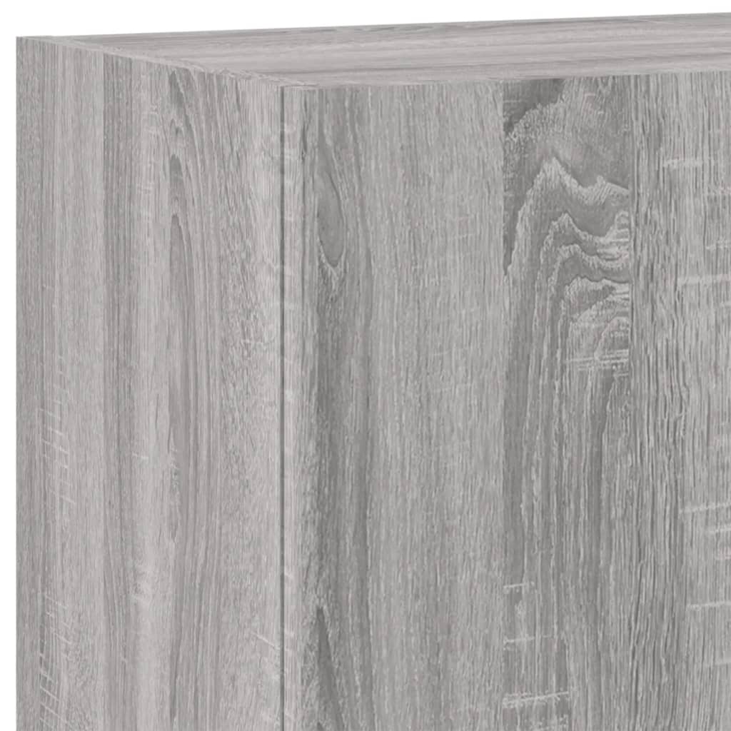 TV-Wandschrank Grau Sonoma 40,5x30x90 cm Holzwerkstoff