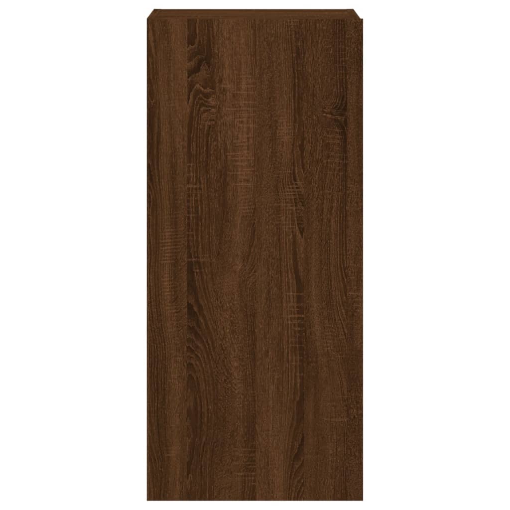 TV-Wandschrank Braun Eiche-Optik 40,5x30x90 cm Holzwerkstoff