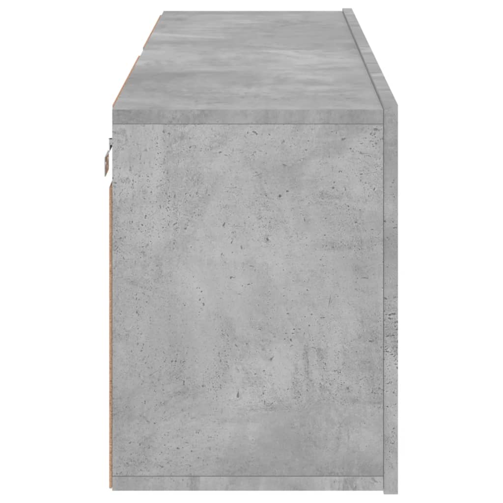 TV overskabe 2 stk Betongrå 60x30x41 cm