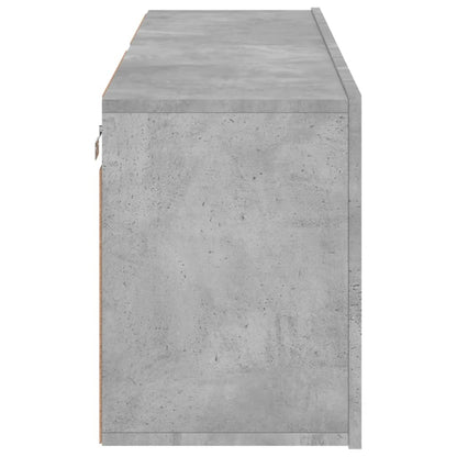 TV overskabe 2 stk Betongrå 60x30x41 cm