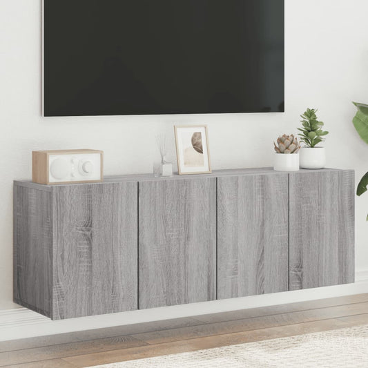 TV overskabe 2 stk Grå Sonoma 60x30x41 cm