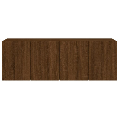 TV vægskabe 2 stk Brun eg look 60x30x41 cm