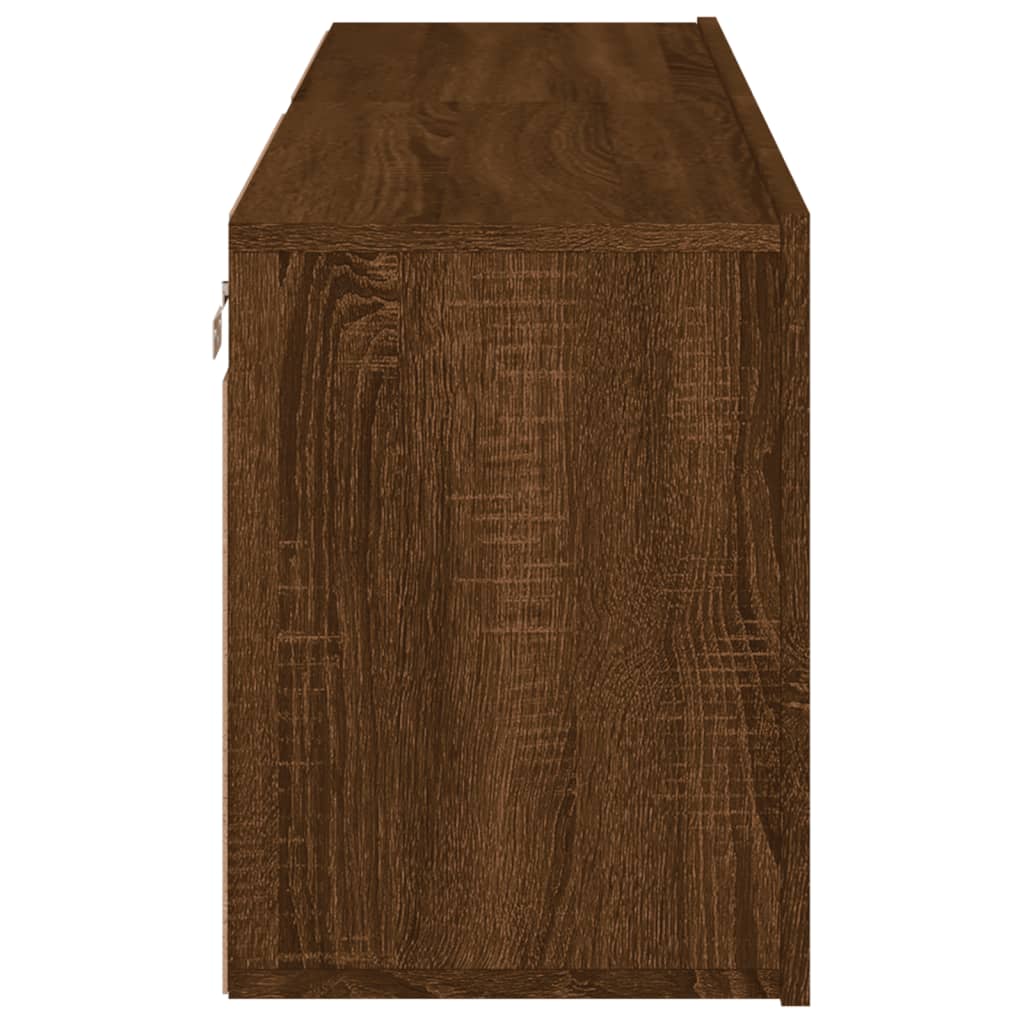 TV vægskabe 2 stk Brun eg look 60x30x41 cm