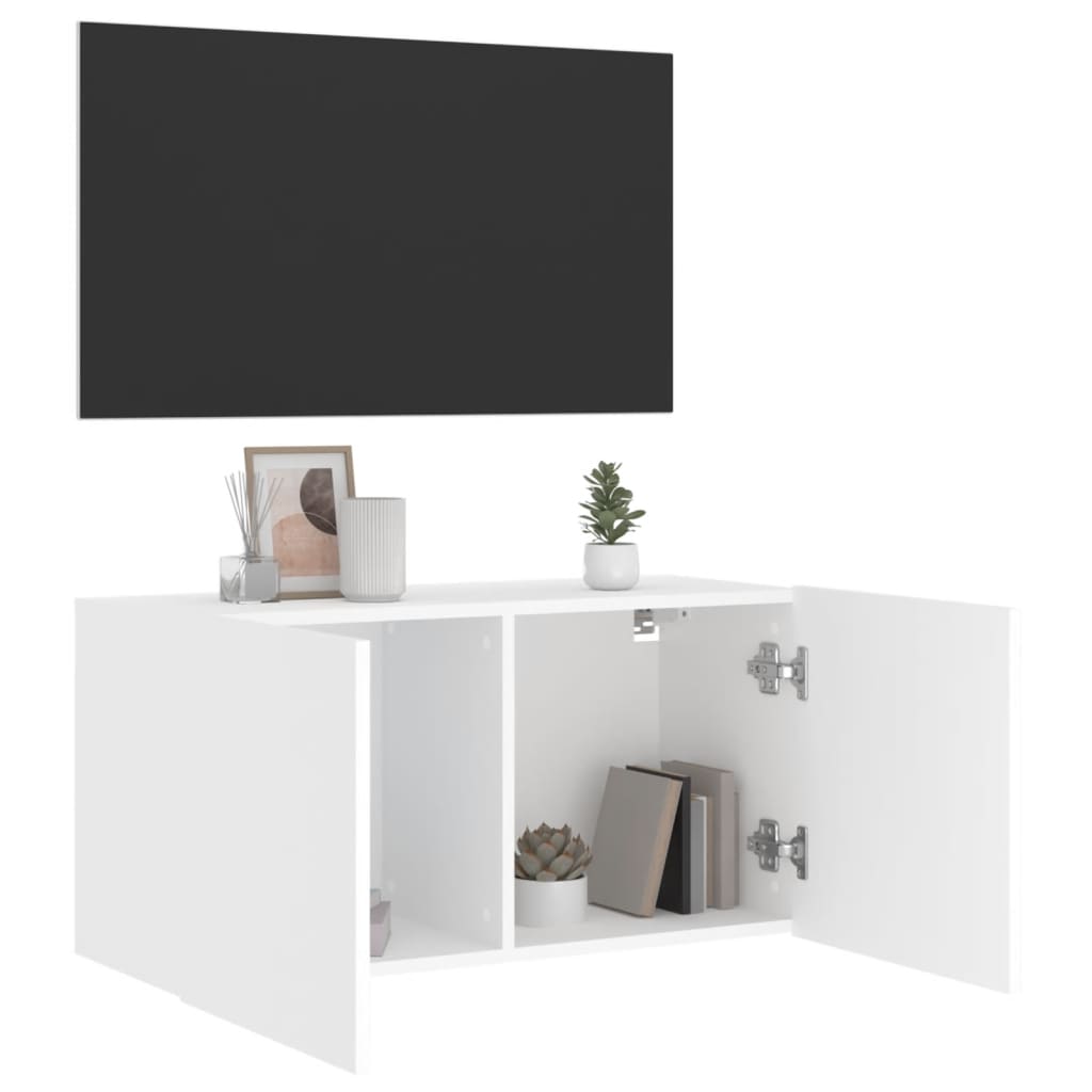 TV-Wandschrank Weiß 80x30x41 cm