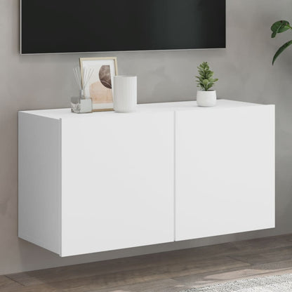 TV-Wandschrank Weiß 80x30x41 cm