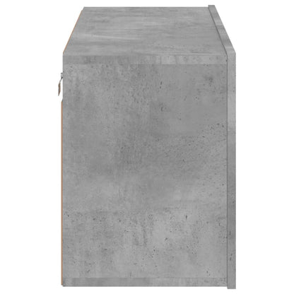 TV-Wandschrank Betongrau 80x30x41 cm