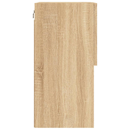 TV-skabe med LED lys 2 stk Sonoma eg 40,5x30x60 cm