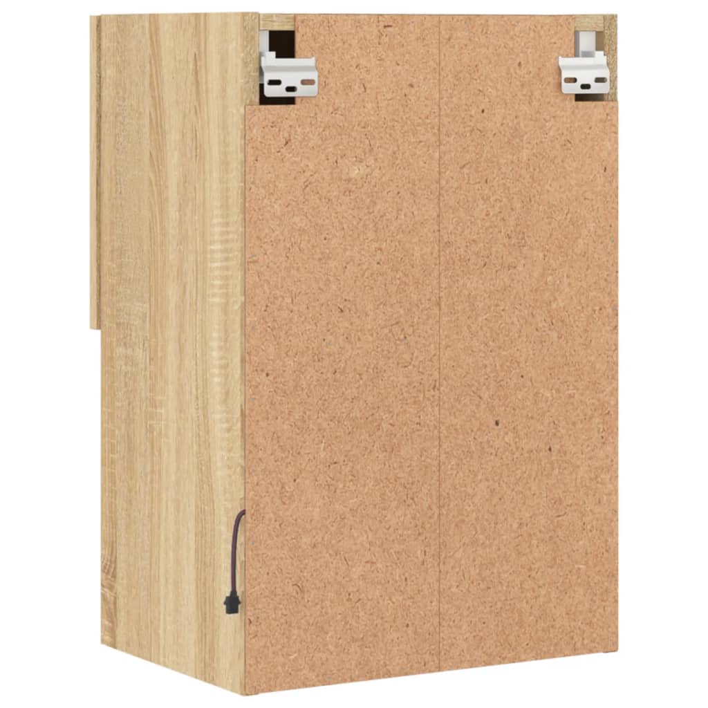 TV-skabe med LED lys 2 stk Sonoma eg 40,5x30x60 cm