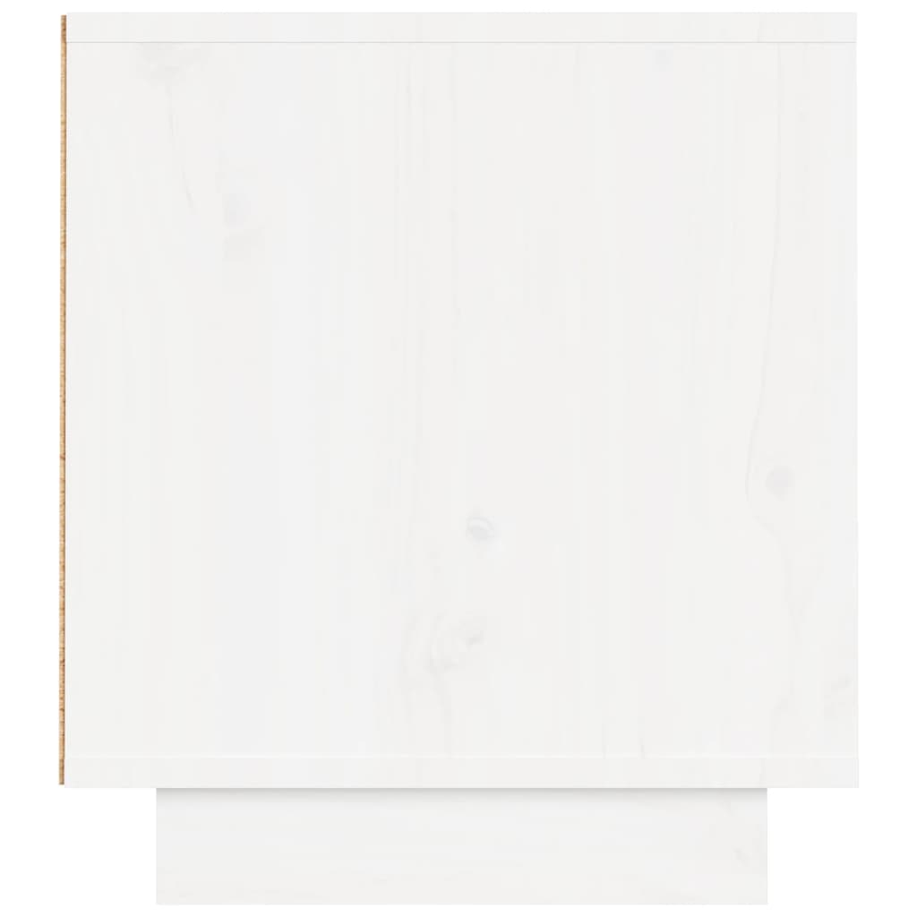 TV-skab Hvid 140x35x40 cm Massiv Fyr