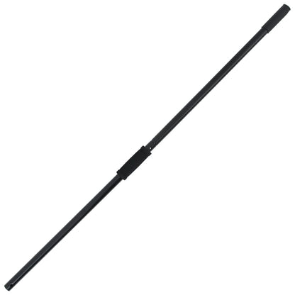 Heugabel mit 18 Zinken Schwarz Stahl