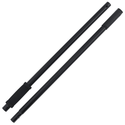 Heugabel mit 18 Zinken Schwarz Stahl