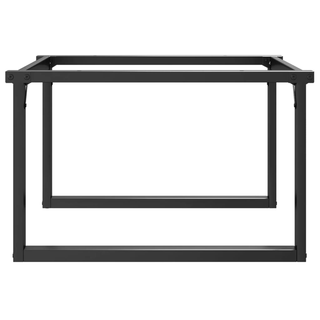 Couchtischbeine O-Gestell 70x60x43 cm Stahl
