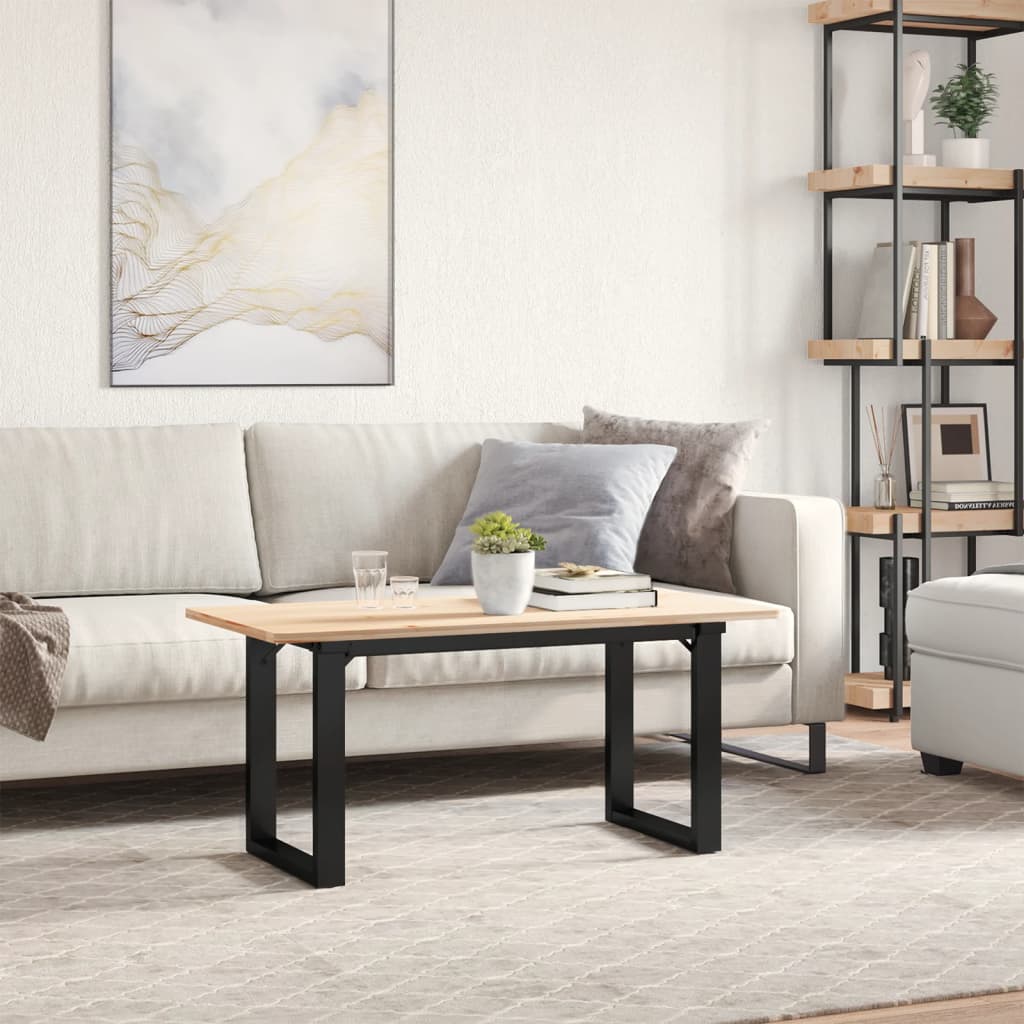 Couchtischbeine O-Gestell 90x30x43 cm Stahl
