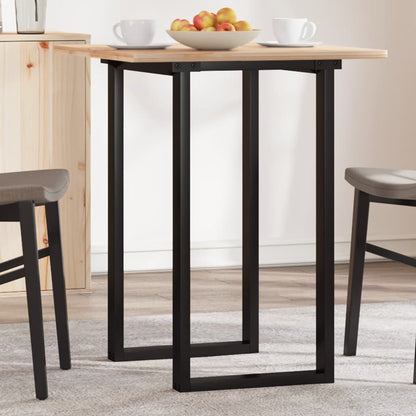 Esstisch-Gestell in O-Form 40x40x73 cm Stahl