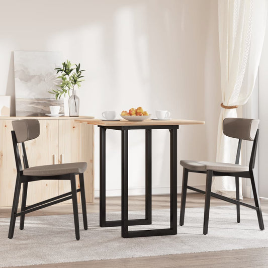 Esstisch-Gestell in O-Form 60x40x73 cm Stahl