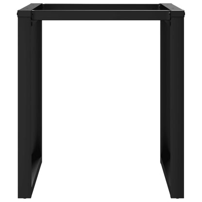 Esstisch-Gestell in O-Form 70x70x73 cm Stahl