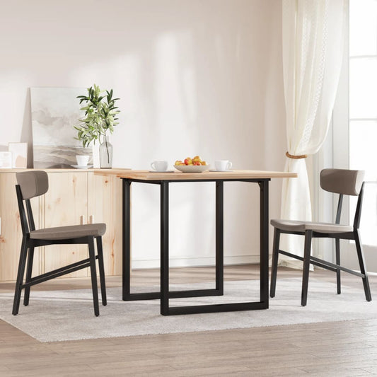 Esstisch-Gestell in O-Form 70x70x73 cm Stahl
