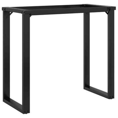 Esstisch-Gestell in O-Form 80x40x73 cm Stahl