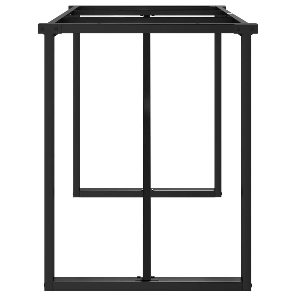 Esstisch-Gestell in O-Form 120x60x73 cm Stahl