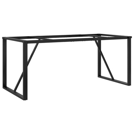Esstisch-Gestell in O-Form 160x80x73 cm Stahl