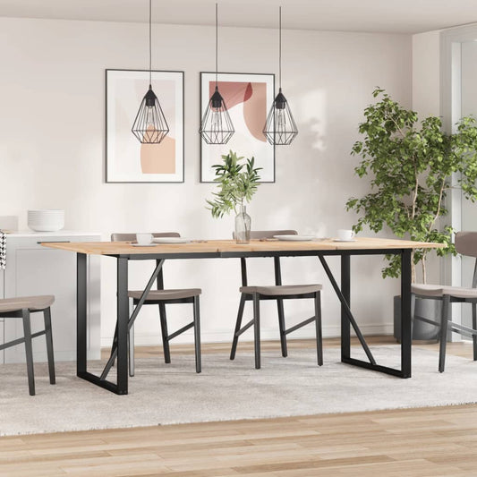 Esstisch-Gestell in O-Form 180x80x73 cm Stahl