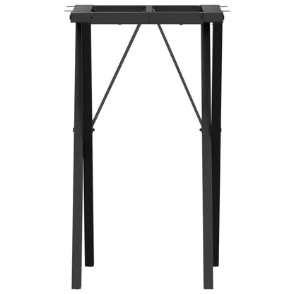 Spisebordsstel i X-form 40x40x73 cm støbejern
