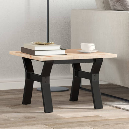 Couchtisch-Gestell in Y-Form 40x40x33 cm Stahl