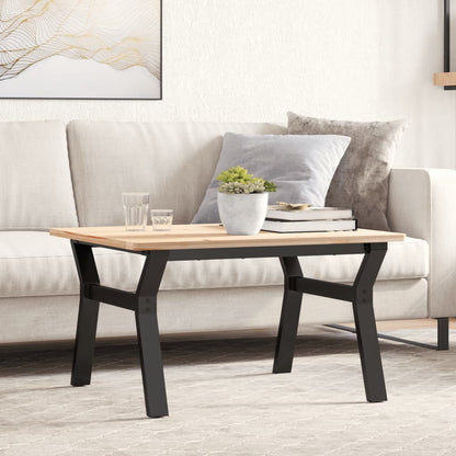 Couchtisch-Gestell in Y-Form 70x60x43 cm Stahl