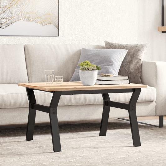 Couchtisch-Gestell in Y-Form 70x60x43 cm Stahl
