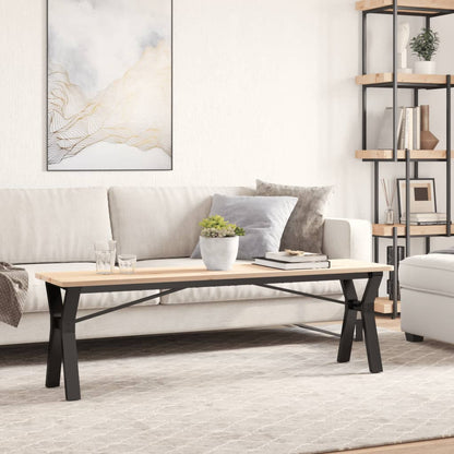 Couchtisch-Gestell in Y-Form 140x30x43 cm Stahl