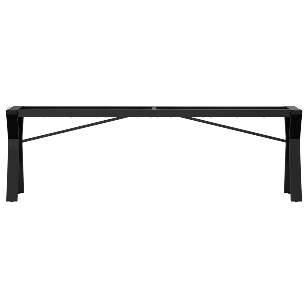 Couchtisch-Gestell in Y-Form 140x30x43 cm Stahl