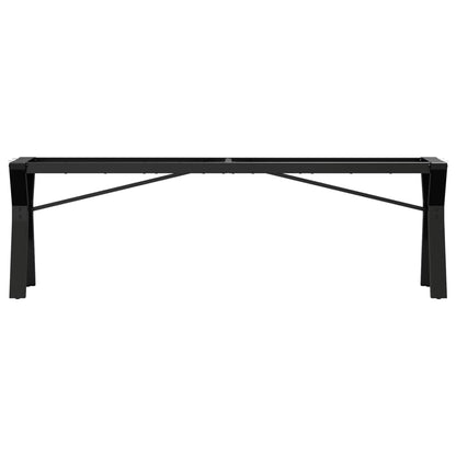 Couchtisch-Gestell in Y-Form 140x30x43 cm Stahl