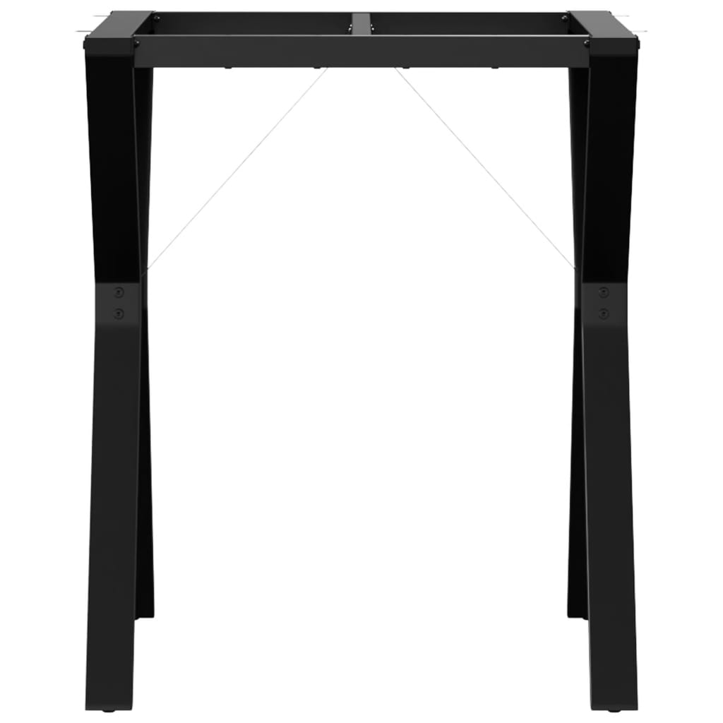 Esstisch-Gestell in Y-Form 60x60x73 cm Stahl