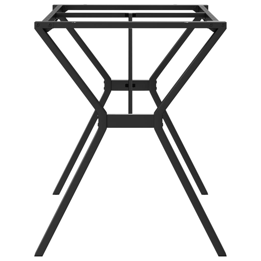 Esstisch-Gestell in Y-Form 120x60x73 cm Stahl